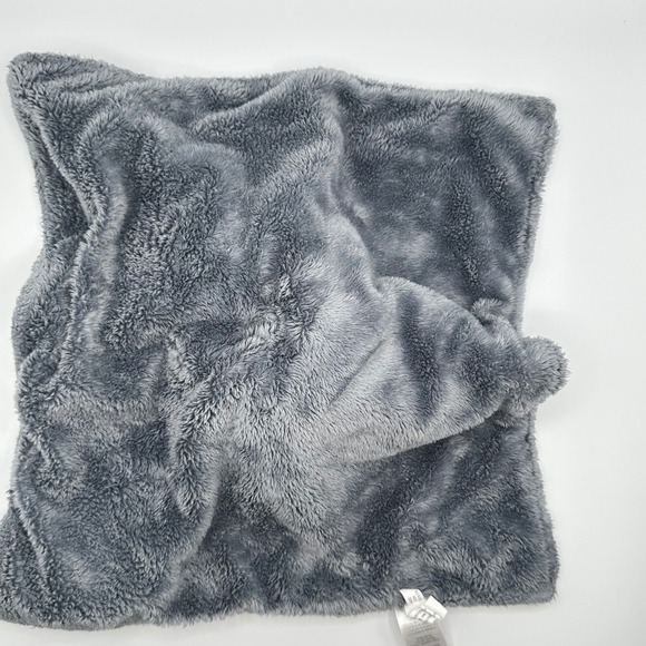 Carter's Panda Bear Security Blanket Kids Unisex White Grey Plush Lovey 13x13 - Picture 4 of 8